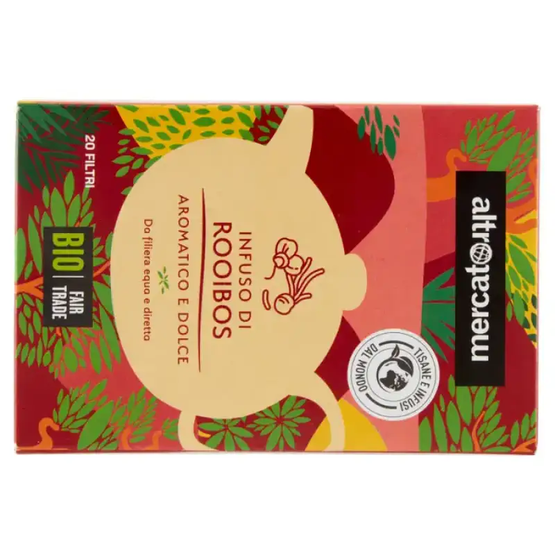 Altromercato Infuzie Rooibos 20 plicuri Bax 12 buc.